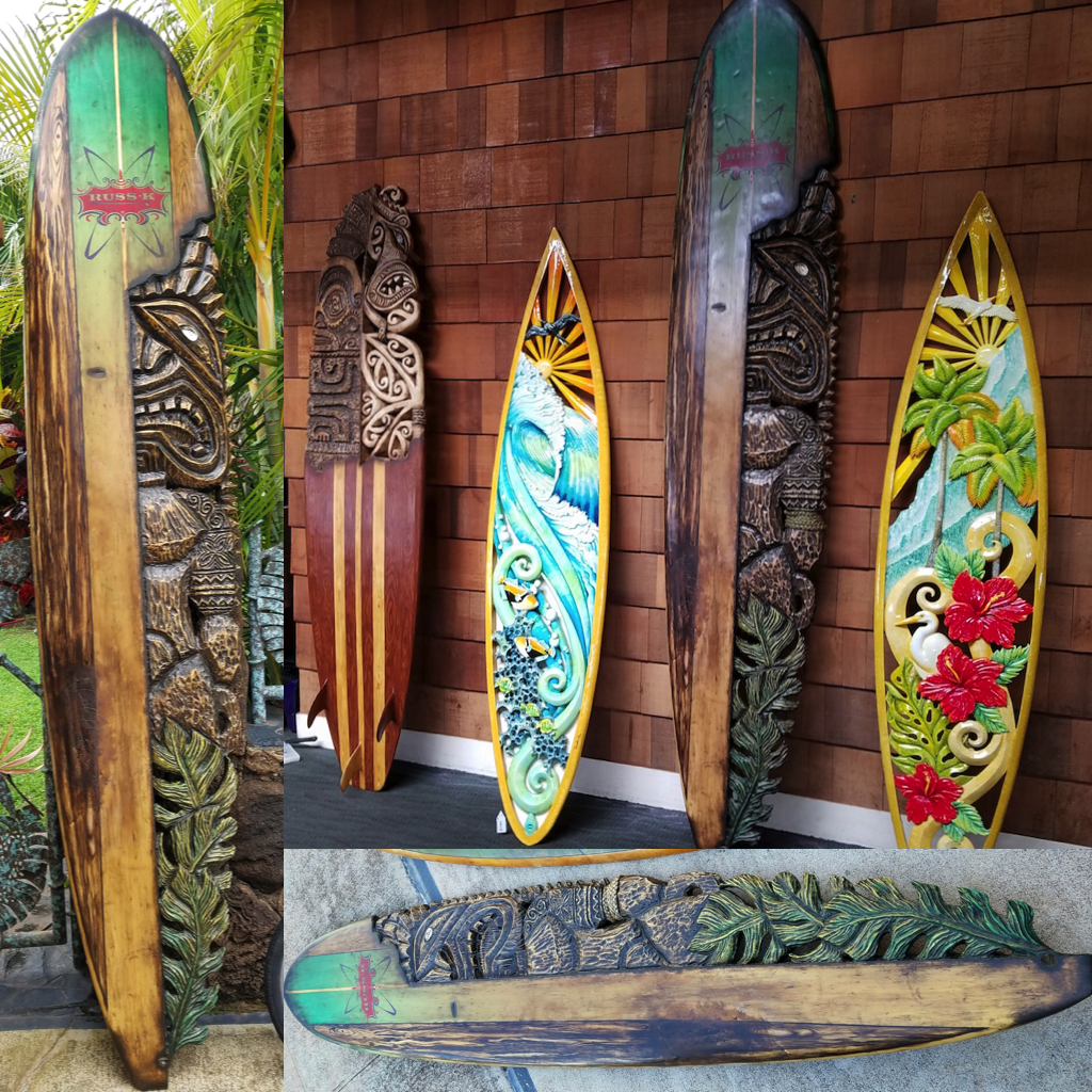 Recycled Surfboard Art