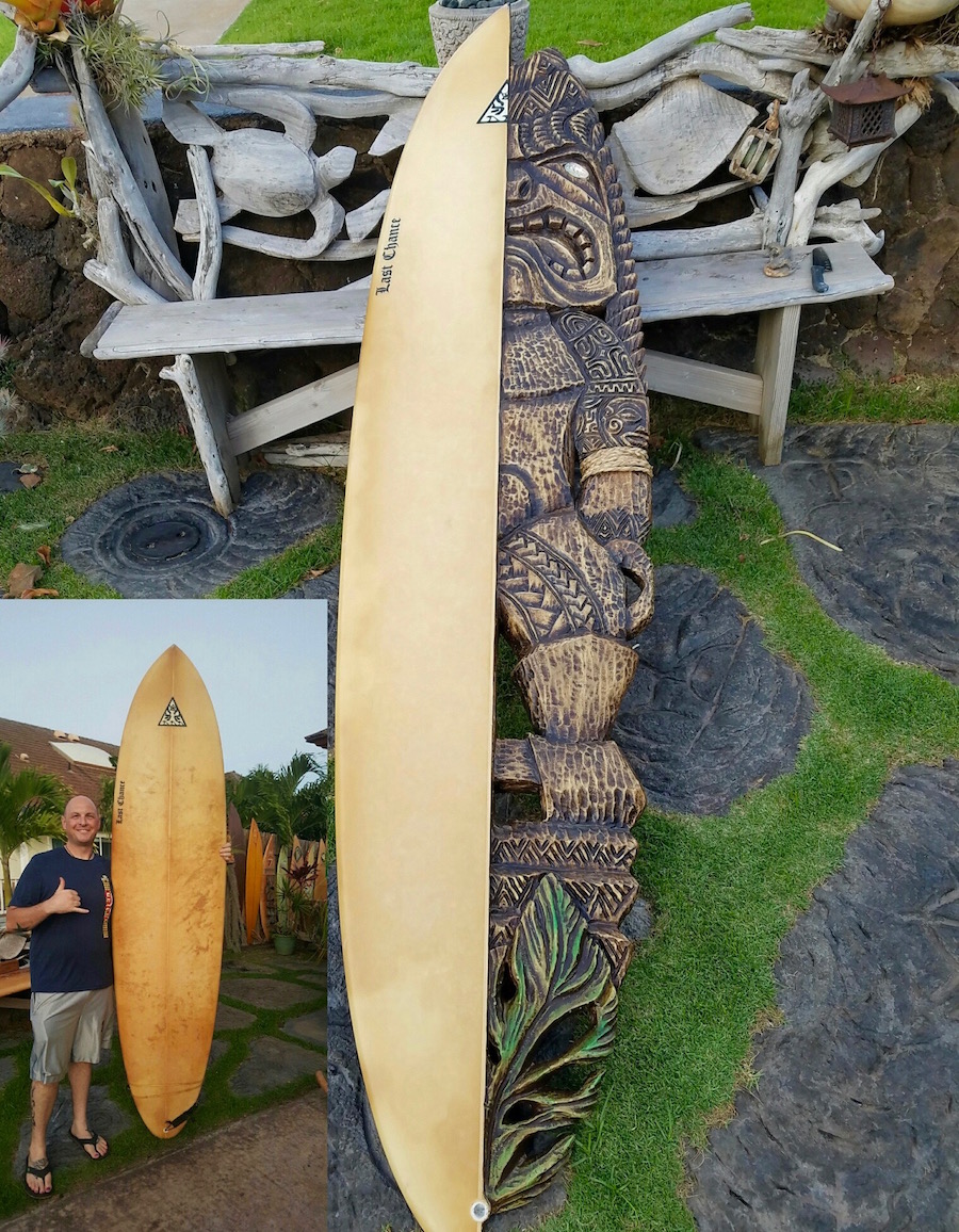 Recycled Surfboard Carving