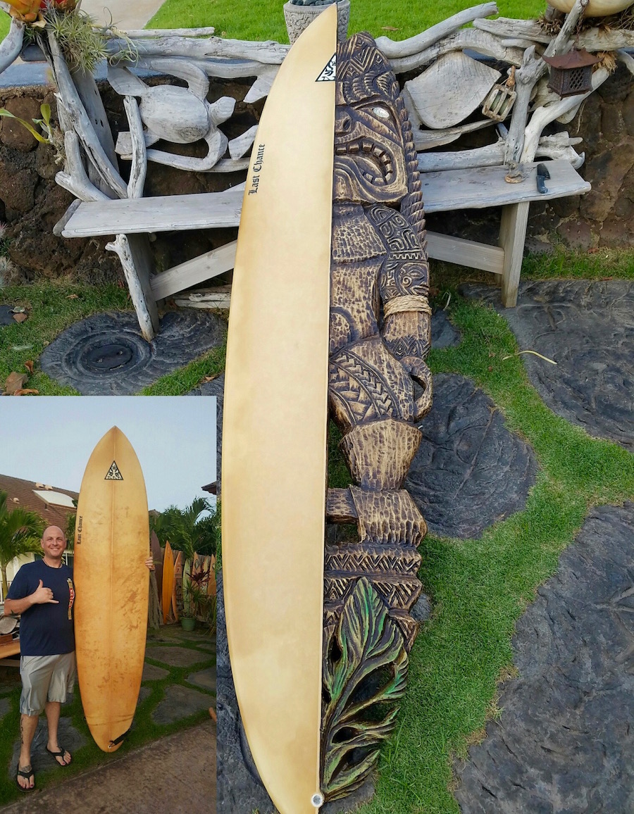 Recycled Surfboard Art & Carvings - Repurposed Surfboards Hawaii