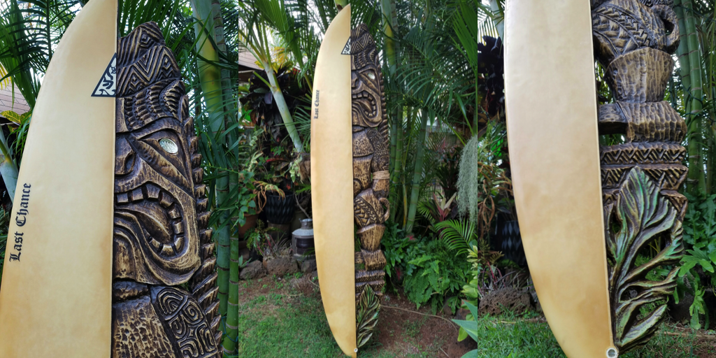 Recycled Surfboard Art Commission