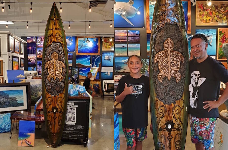 Surfboard Art for Sale Hawaii